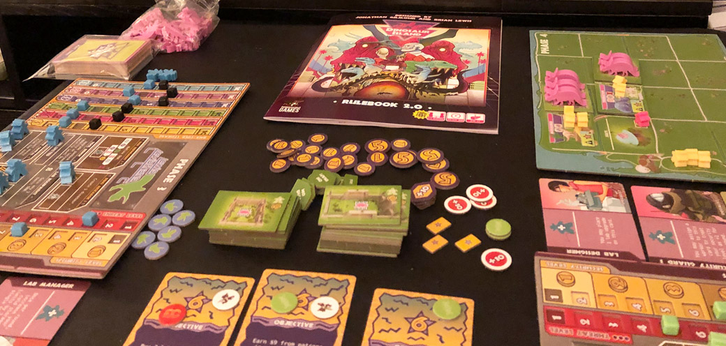 Dinosaur Island, Board Game